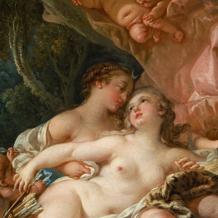 François Boucher "Jupiter and Callisto (The Nymph Callisto Seduced by Jupiter in the Guise of Diana) Coffee Mug Gallery Image 2