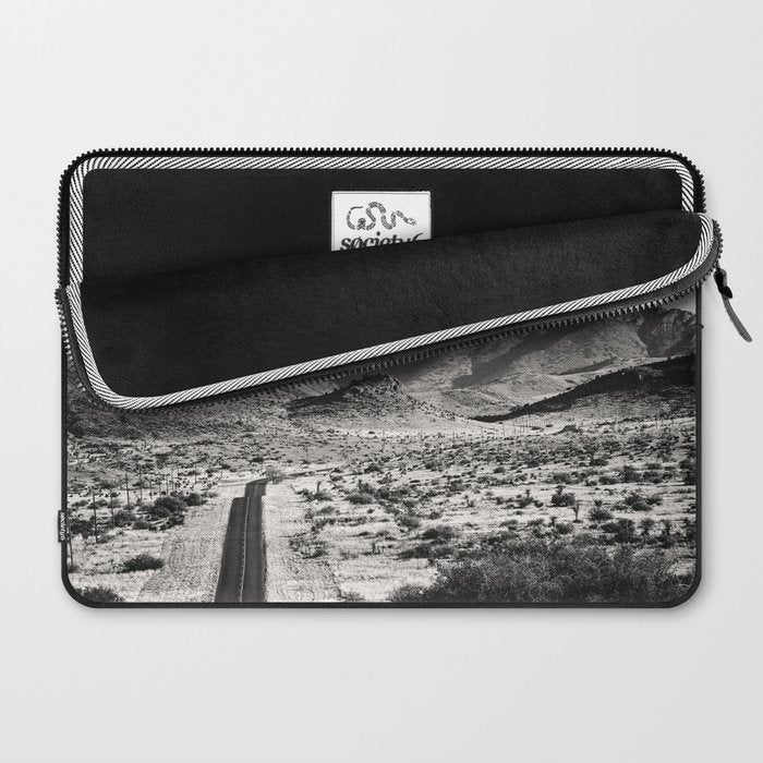 The Lost Highway III Black & White Laptop Sleeve Gallery Image 2