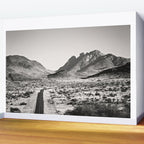 The Lost Highway III Black & White Wall Mural Gallery Image 2