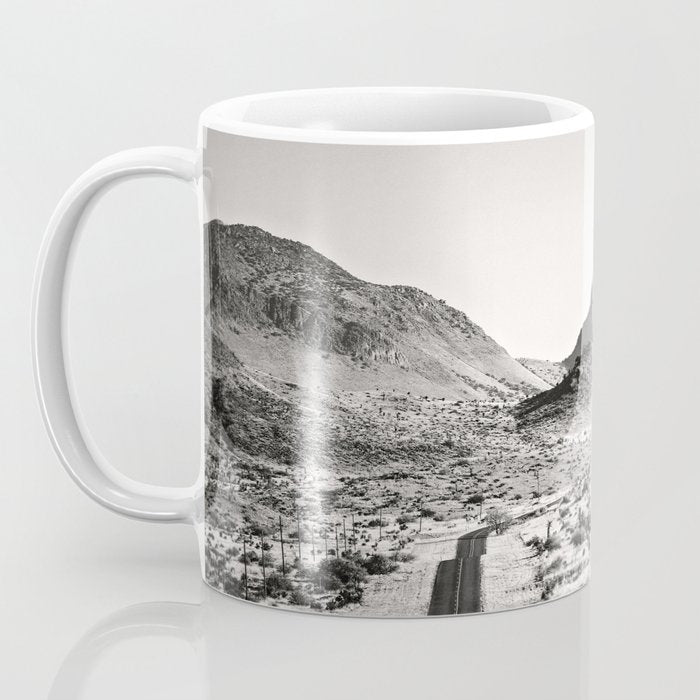 The Lost Highway III Black & White Coffee Mug Gallery Image 3