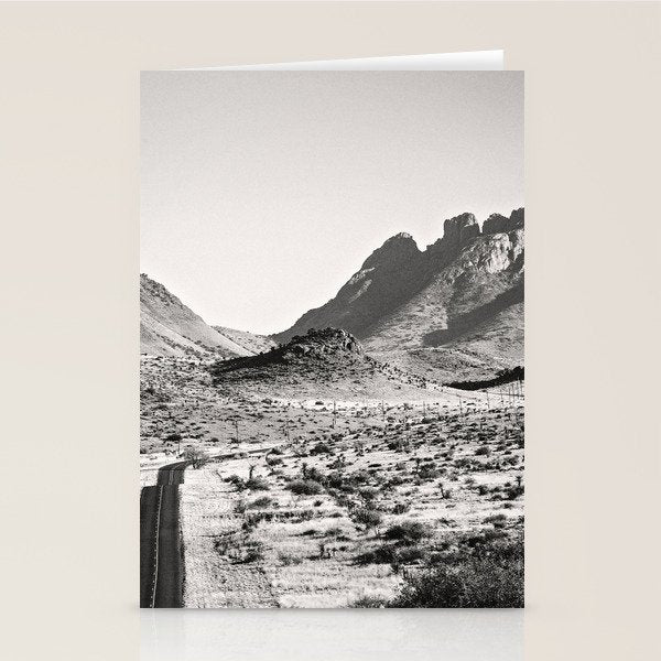 The Lost Highway III Black & White Stationery Card Gallery Image 2