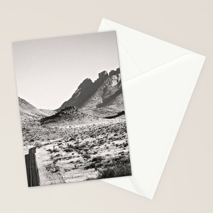 The Lost Highway III Black & White Stationery Card Gallery Image 2