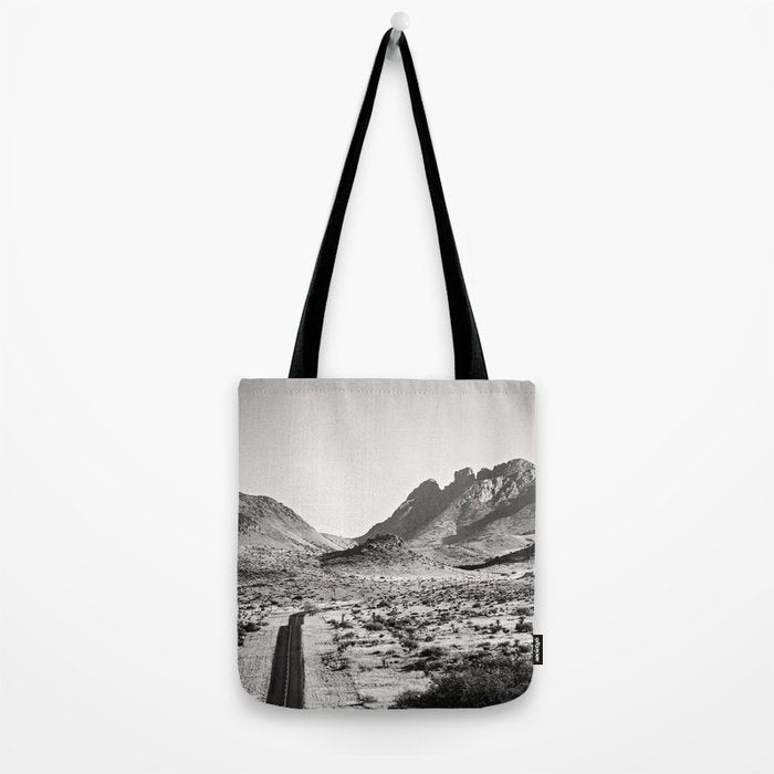 The Lost Highway III Black & White Tote Bag Gallery Image 2