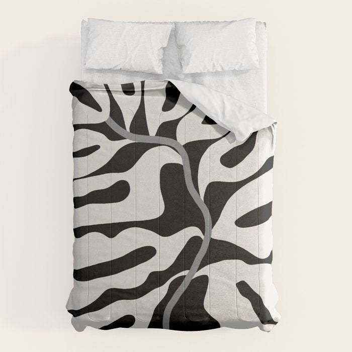 abstract fern in the pot  Comforter Gallery Image 6