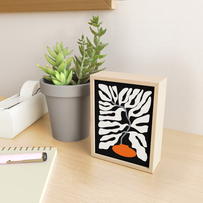 abstract fern in the pot  Mini Art Print Gallery Image 2