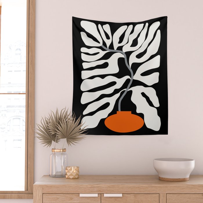 abstract fern in the pot  Wall Tapestry Gallery Image 2