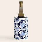Azulejos, moroccan tiles, Painted tiles, blue, white, portugal Wine Chiller Gallery Image 3