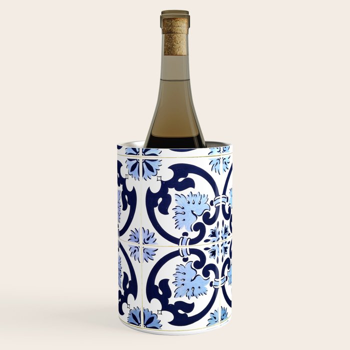 Azulejos, moroccan tiles, Painted tiles, blue, white, portugal Wine Chiller Gallery Image 3