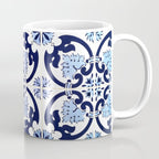 Azulejos, moroccan tiles, Painted tiles, blue, white, portugal Coffee Mug Gallery Image 1