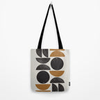 Geometry Shape Mid Century Organic Art Print Tote Bag Gallery Image 2
