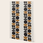Geometry Shape Mid Century Organic Art Print Wallpaper Gallery Image 2