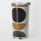 Geometry Shape Mid Century Organic Art Print Travel Mug Gallery Image 2