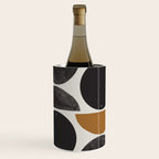 Geometry Shape Mid Century Organic Art Print Wine Chiller Gallery Image 1