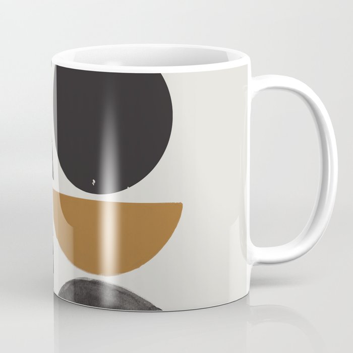 Geometry Shape Mid Century Organic Art Print Coffee Mug Gallery Image 1