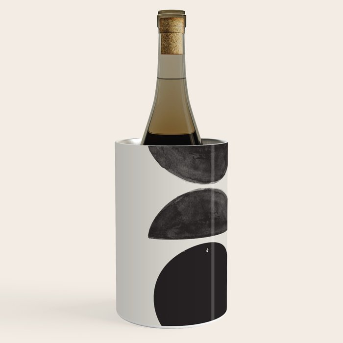 Geometry Shape Mid Century Organic Art Print Wine Chiller Gallery Image 2