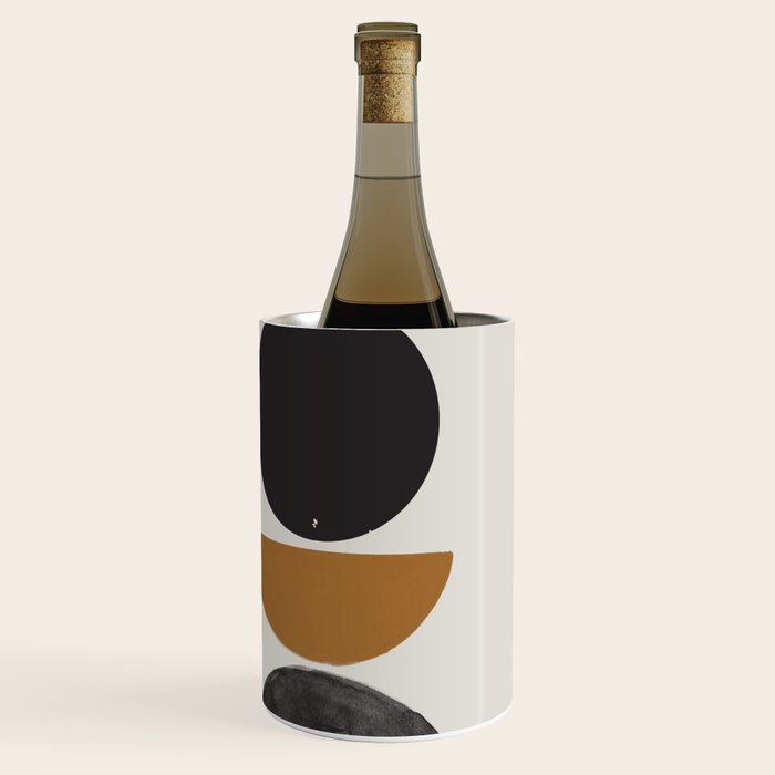 Geometry Shape Mid Century Organic Art Print Wine Chiller Gallery Image 3