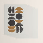 Geometry Shape Mid Century Organic Art Print Wrapping Paper Gallery Image 3