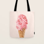 THE LION CREAM Tote Bag Gallery Image 1