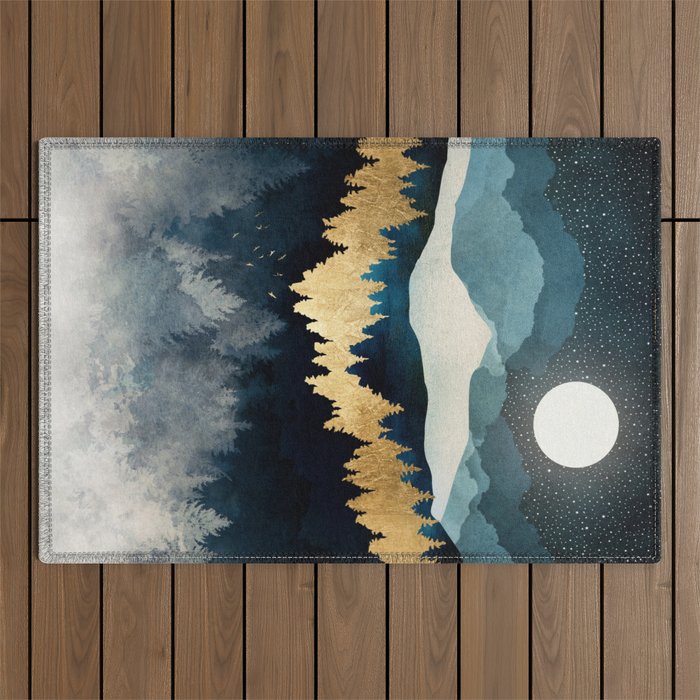 Indigo Night Outdoor Rug Gallery Image 1