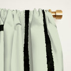 Piet Composition  Sage Green - Mid-Century Modern Minimalist Geometric Abstract  Window Curtain Gallery Image 2