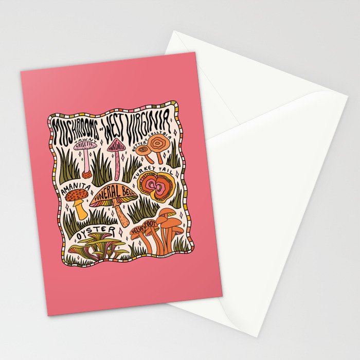 Mushrooms of West Virginia Stationery Card Gallery Image 2