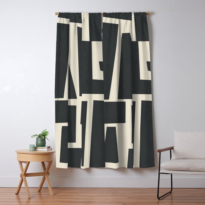 Geometrical Play 1 Window Curtain Gallery Image 5