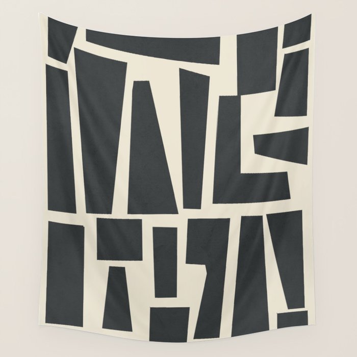 Geometrical Play 1 Wall Tapestry Gallery Image 4