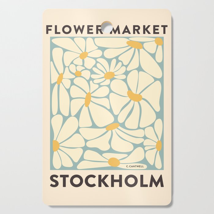 Flower Market Stockholm - Matisse Inspired Cutting Board Gallery Image 1