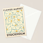 Flower Market Stockholm - Matisse Inspired Stationery Card Gallery Image 2