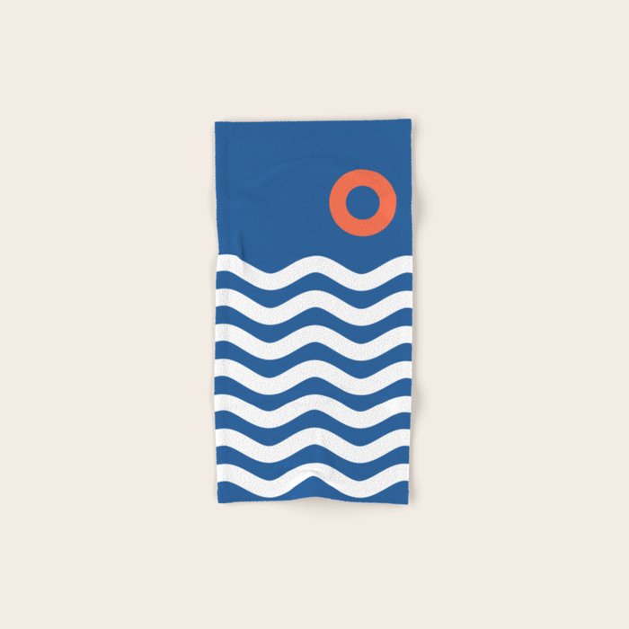 Nautical 03 Seascape Bath Towel Gallery Image 1