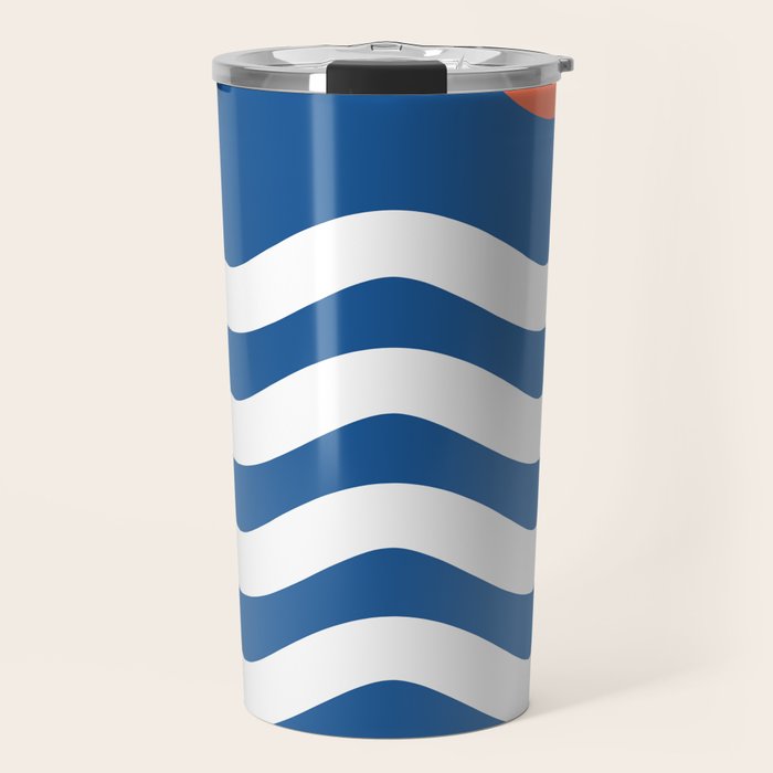 Nautical 03 Seascape Travel Mug Gallery Image 1