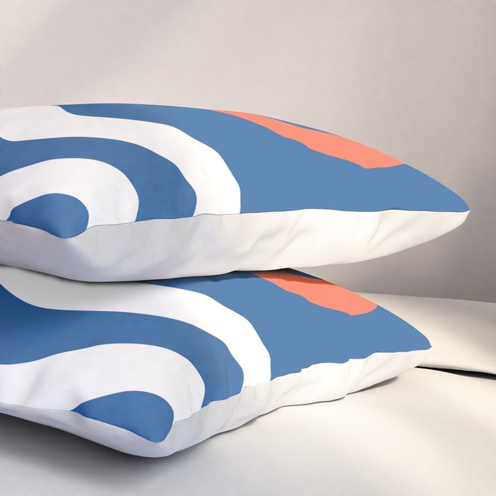 Nautical 03 Seascape Pillow Sham Gallery Image 3
