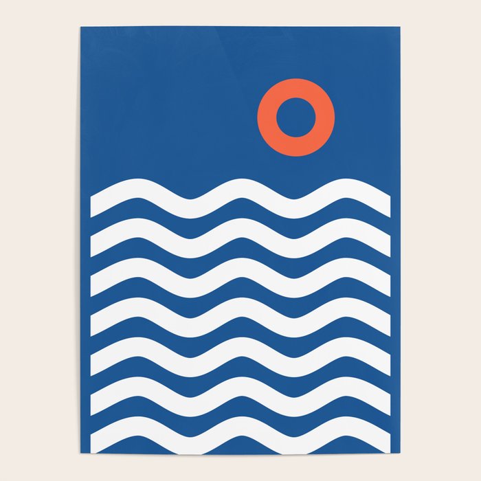 Nautical 03 Seascape Poster Gallery Image 1