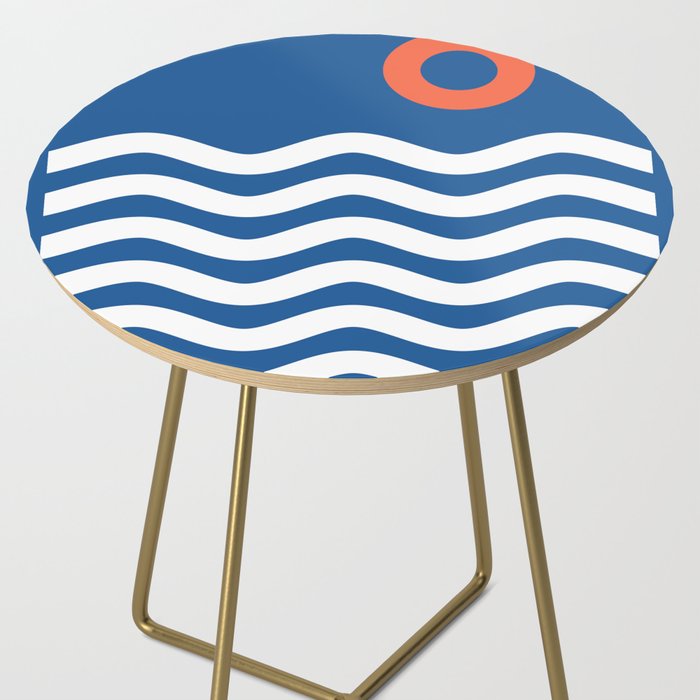 Nautical 03 Seascape Side Table Gallery Image 2