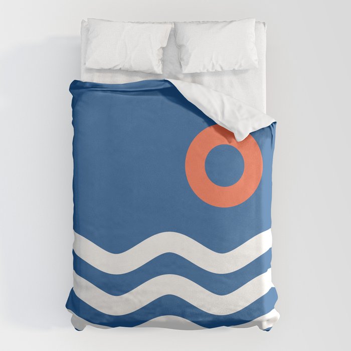Nautical 03 Seascape Duvet Cover Gallery Image 6