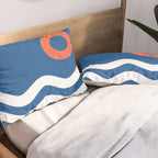Nautical 03 Seascape Pillow Sham Gallery Image 2