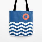 Nautical 03 Seascape Tote Bag Gallery Image 1