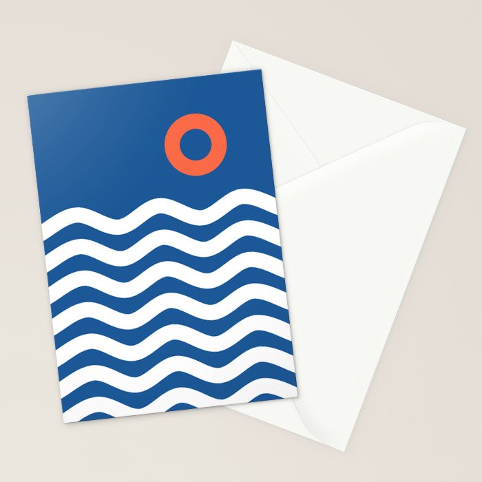 Nautical 03 Seascape Stationery Card Gallery Image 2