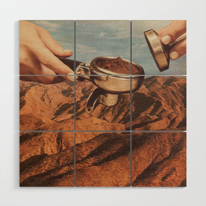 Barista Coffee County Wood Wall Art Gallery Image 1