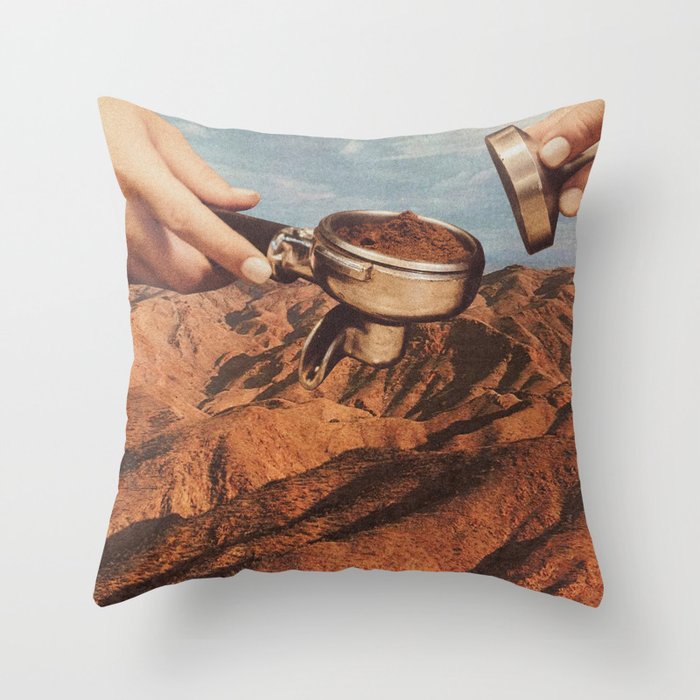 Barista Coffee County Throw Pillow Gallery Image 6
