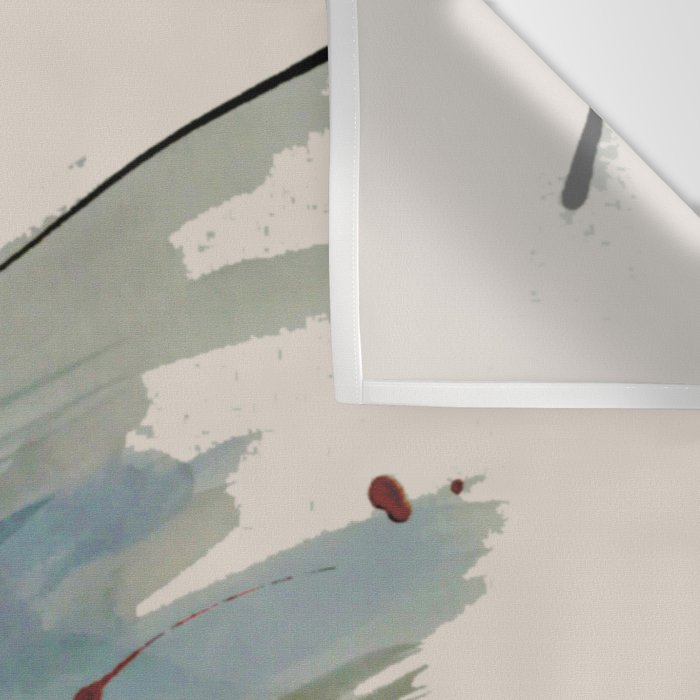 Begin again [2]: an abstract mixed media piece in a variety of colors Wall Tapestry Gallery Image 3