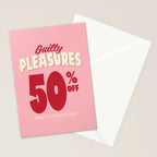 Guilty Pleasures Stationery Card Gallery Image 2