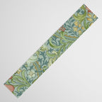 William Morris Vintage Golden Lily Mineral Blue Table Runner Gallery Image 3