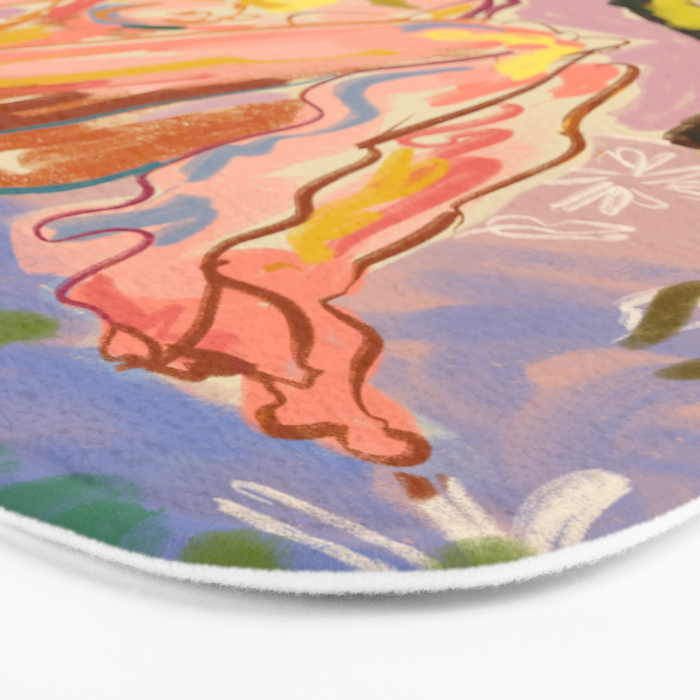 MYSTICAL FOREST COLOR Bath Mat Gallery Image 3
