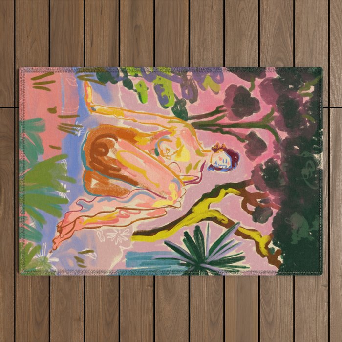 MYSTICAL FOREST COLOR Outdoor Rug Gallery Image 1
