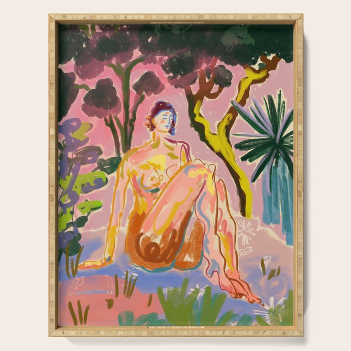 MYSTICAL FOREST COLOR Serving Tray Gallery Image 1