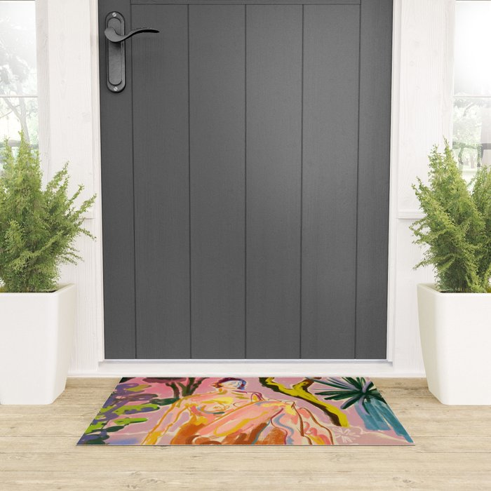 MYSTICAL FOREST COLOR Welcome Mat Gallery Image 3