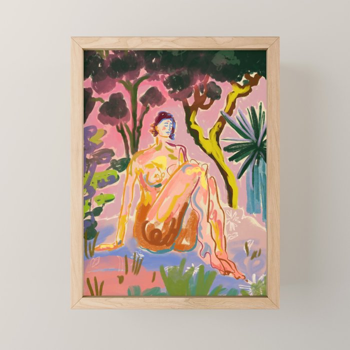 MYSTICAL FOREST COLOR Mini Art Print Gallery Image 1