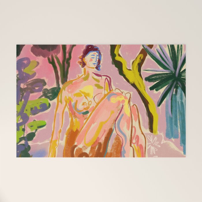 MYSTICAL FOREST COLOR Welcome Mat Gallery Image 1