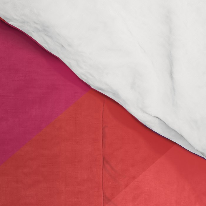 Sacred Geometric Stripes: Retro 80s Edition Comforter Gallery Image 4
